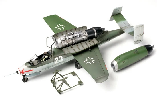 Tamiya 1/48 61097 немецкий набор модели Heinkel HE162 A2 Саламандра|Детали и аксессуары| |