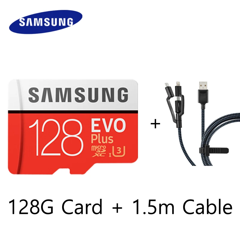 100% оригинальные карты памяти SAMSUNG Micro SD 32 Гб 64 128 Microsd флэш-накопитель tarjeta micro sd