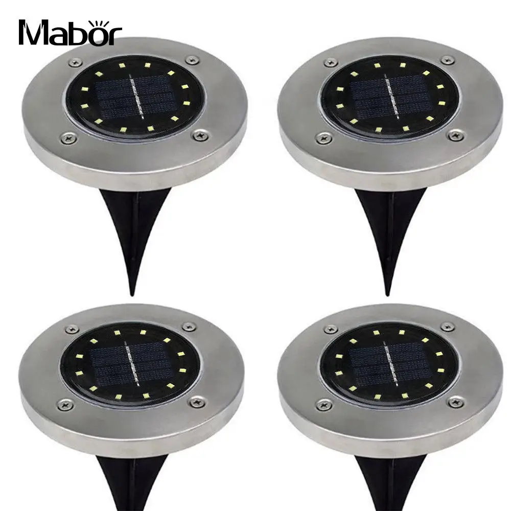 12LED наземный светильник s прочный водосточный наземный светильник для дорожки лампа путь садовый настил для безопасности светильник для дорожки открытый