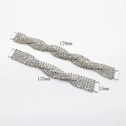 Mixed size 6 шт. Кристалл Стразы Соединительные элементы для бикини Пряжка/пряжка для украшения одежды пляжная одежда Диаманте разъем Свадебные украшения - Цвет: Mixed size