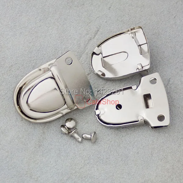 10 шт./лот застежка защелка замок для кожаного чехла сумка Кошелек 3 цвета на выбор