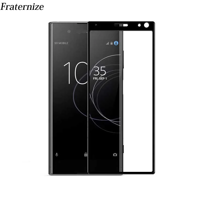 50 шт. закаленное стекло для Sony Xperia XA2 Ultra XZ2 Compact полное покрытие Защитная пленка