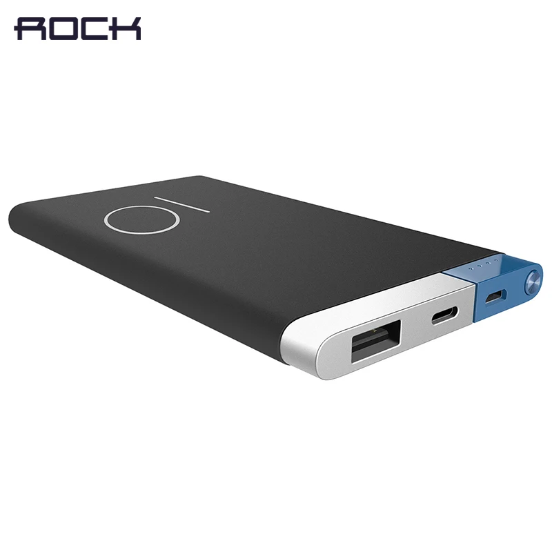 Телефон power Bank 10000 мАч оригинальный рок портативный тонкий маленький милый для