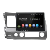10 1 inch screen android 5 1 car dvd player gps navigation system media stereo audio video for honda civic 2006 2011