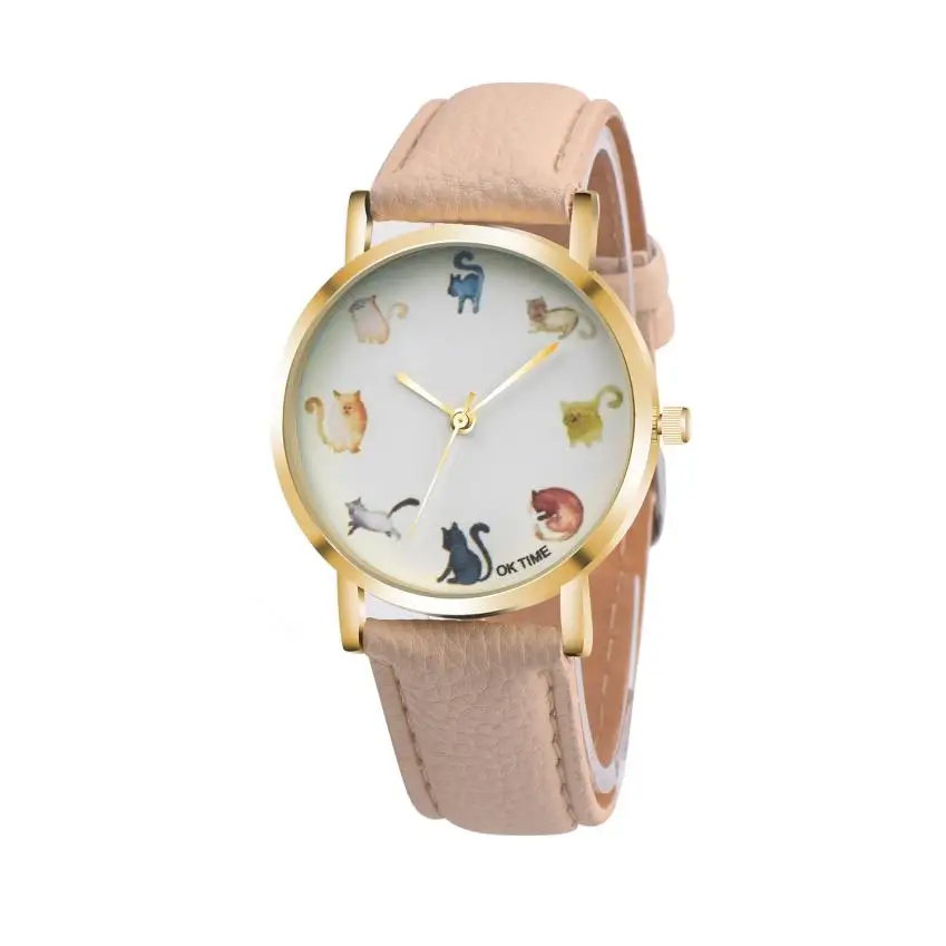 

Watches women fashion Simple quartz wristwatches Leather Watch Whatever Laides Watches relogio feminino Gift 2018 #C
