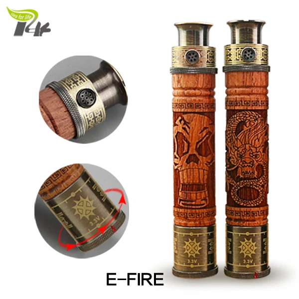 Новый 2014 деревянный электронная сигарета испаритель vape ручка для механических mod