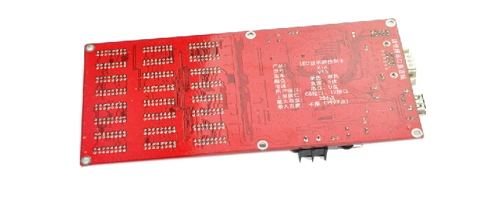 Бесплатная доставка 10 шт. ethernet и usb порт X16 светодиодная карта управления для