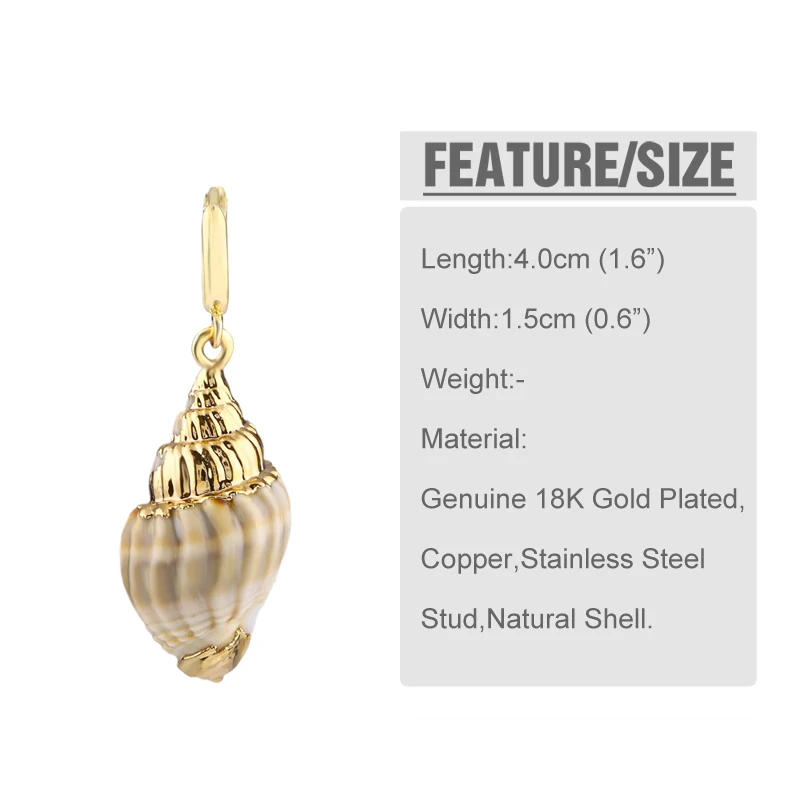 Новинка Лидер продаж модные серьги OCESRIO в виде ракушек подвески Za для девушек