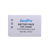 durapro 1pc 950mah r ig7 camera battery for logitech harmony loh880 one 850 880 900 720 885 890 pro h880 universal camera