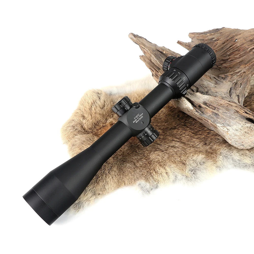 Hunting Shooting 4-16X44 Optical Sight P4 Glass Etched Reticle Riflescopes Side Parallax Adjustment Rifle Scope | Спорт и