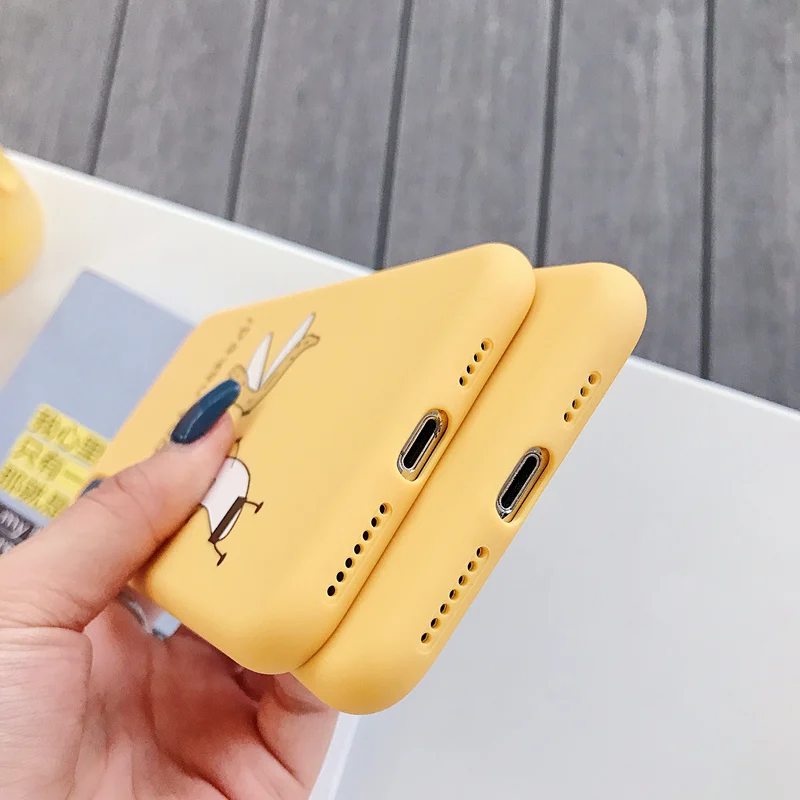 Милый чехол с мультяшным котом для iPhone 11 Pro Max XS XR X 7 6 6S 8 Plus SE 2020 SE2 Funny Banana мягкая