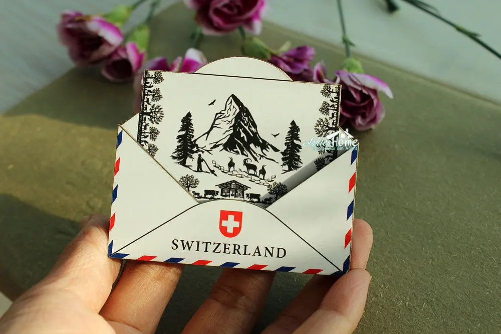 Matterhorn Швейцария туристический сувенир 3D Деревянный магнит на холодильник
