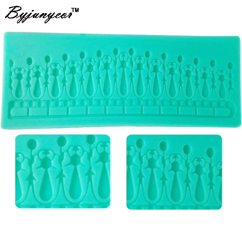 Силиконовый кружевной коврик LM018 из цветов для украшения тортов|tools for cakes|cake decorating