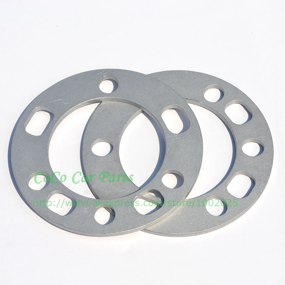 Бесплатная доставка 2 шт 6 мм алюминиевые колесные проставки прокладки пластины и