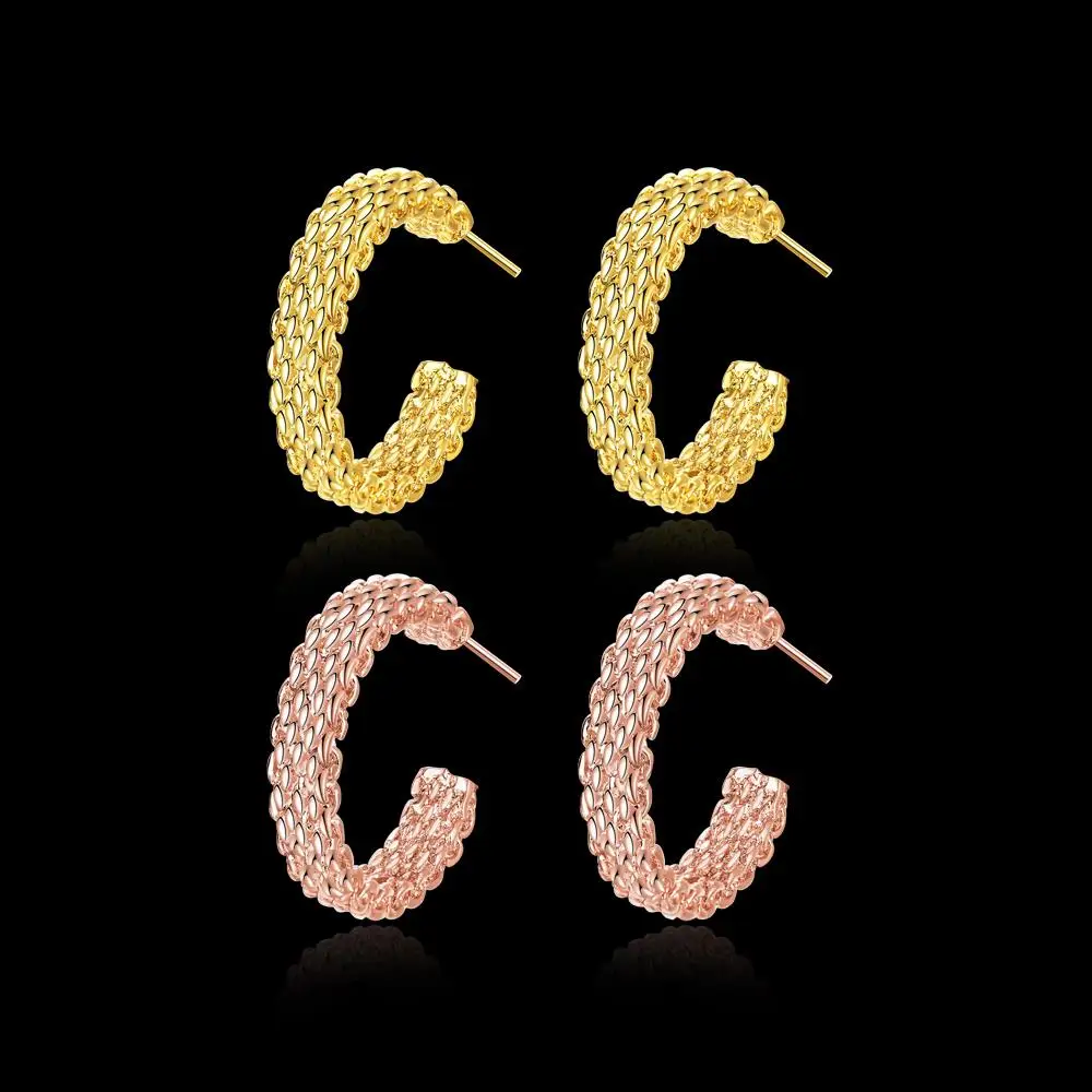 Oorknopjes ohrstecker oorbel уха аксессуары feminina Кадо maitresse amarillos rosegold chapado oro ke Dahu Рико