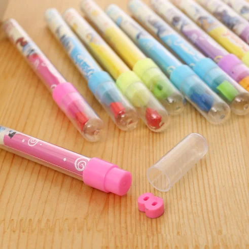 5 шт. мультфильм 2B набор механических карандашей заправка трубки 0 5/0 7 мм