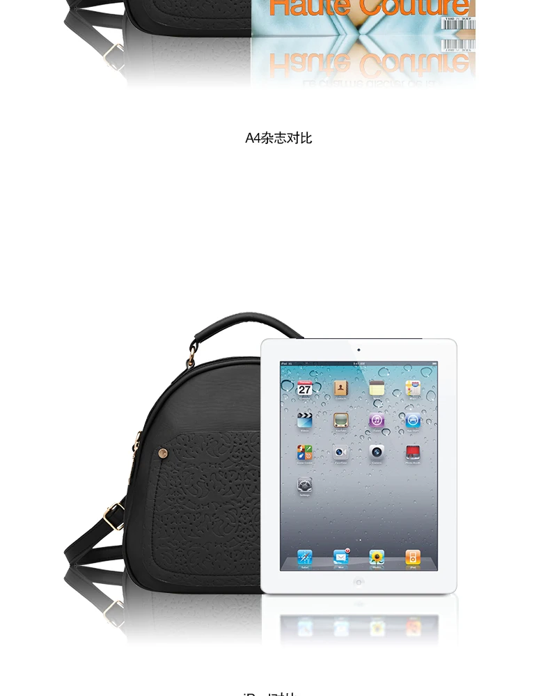 2016 высокое качество рюкзак женщины сумку металлические листы наплечные сумки