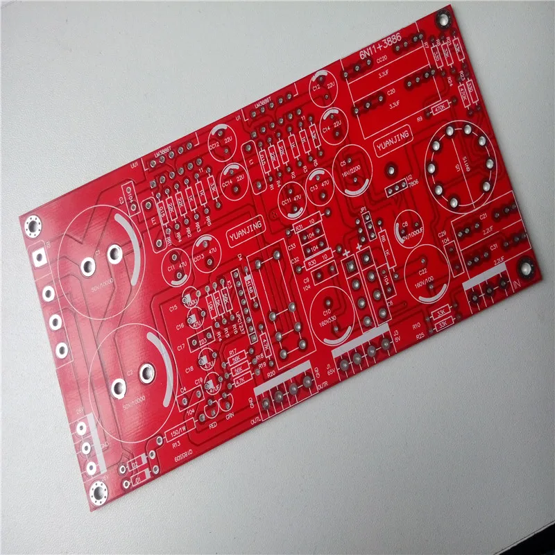 LM3886 усилитель печатной платы + 6N11 ламповый DIY 2.0 канал 2*68 Вт | Электроника