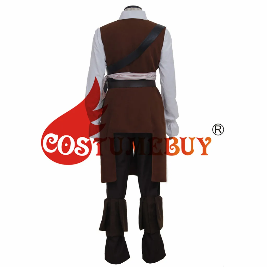 CostumeBuy Пираты Капитан Джек костюм Джека Воробья для взрослых мальчиков Хэллоуин