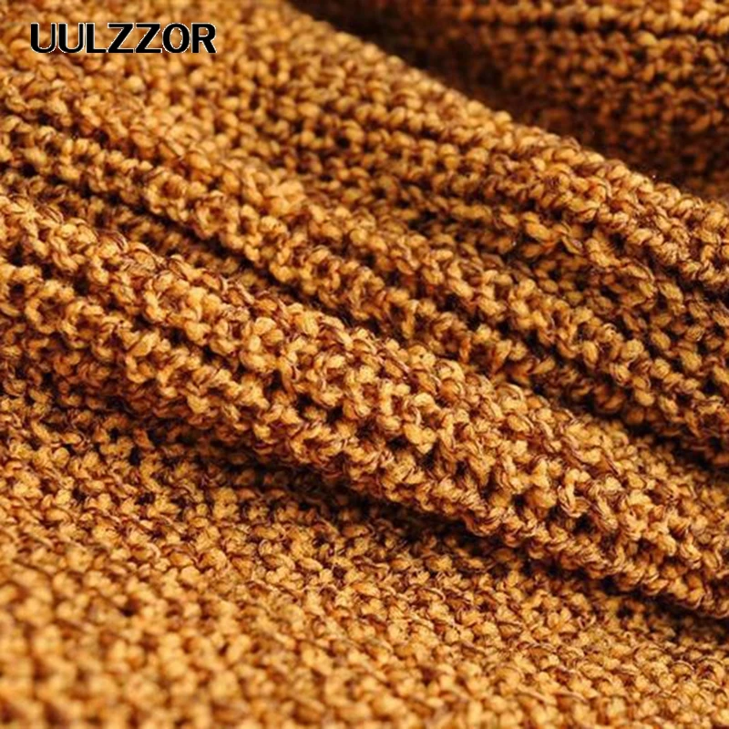 UULZZOR Sexy off shoulder cross knitted women sweater Long sleeve short pullovers party Autumn winter jumpers streetwear 2019 | Женская