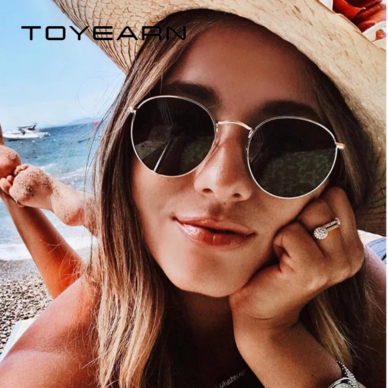 Солнцезащитные очки TOYEARN в винтажном стиле для мужчин и женщин роскошные