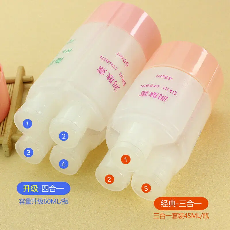 Пустая бутылка 3 в 1 для путешествий креативное хранение шампуня гель душа сумка