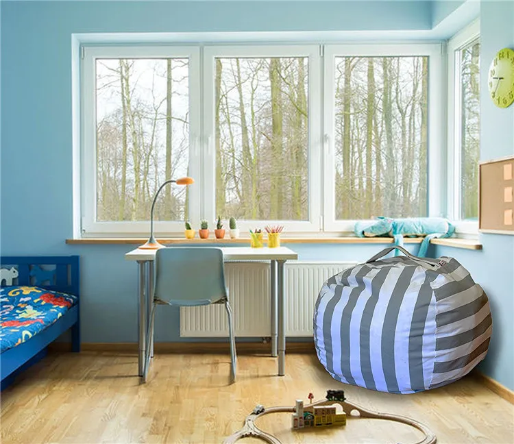 

7 Colors Stuffed Animal Storage Bean Bag Cover | Premium Kid's Plush Toy Storage Solution | Available in 6 Patterns