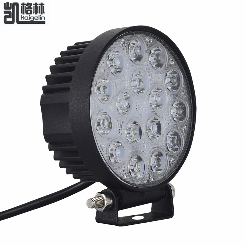 

10PCS/Lot 48W Car Spot Worklight Head Lamp Truck Motorcycle Off Road Fog Lamp Tractor Car LED Headlight Work Lights Square/Round