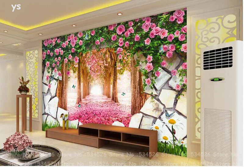 Фотообои с пейзажем обои для рабочего стола 3d настенная бумага сказочный фон