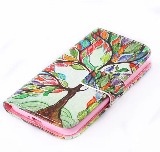 Новый чехол-кошелек в стиле цветной флип-чехол с полным рисунком для BQ Strike BQS 5020 |