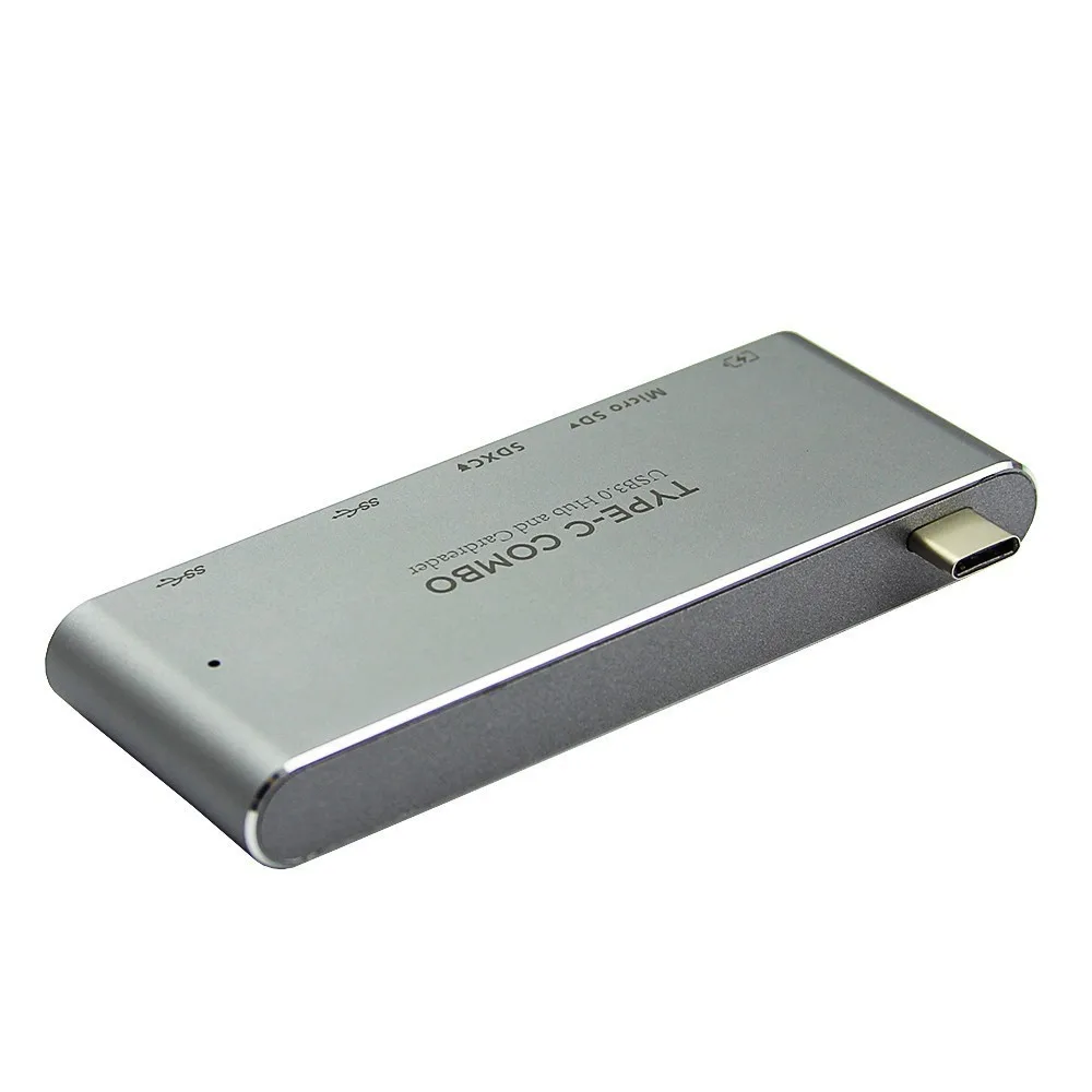Высокоскоростной usb-разветвитель Type-C с 2 портами USB 3 0 TF/SD кард-ридер PD-Power