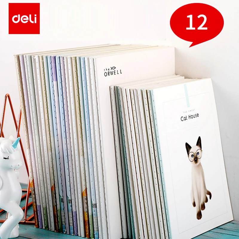 Записная книжка Deli A5(210x148 мм) 6 шт./лот B5(250x175 шовная записная мультяшная Обложка