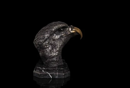 10 скульптура Западное искусство бронза Медь Мрамор Орел ястреб голова Статуэтка