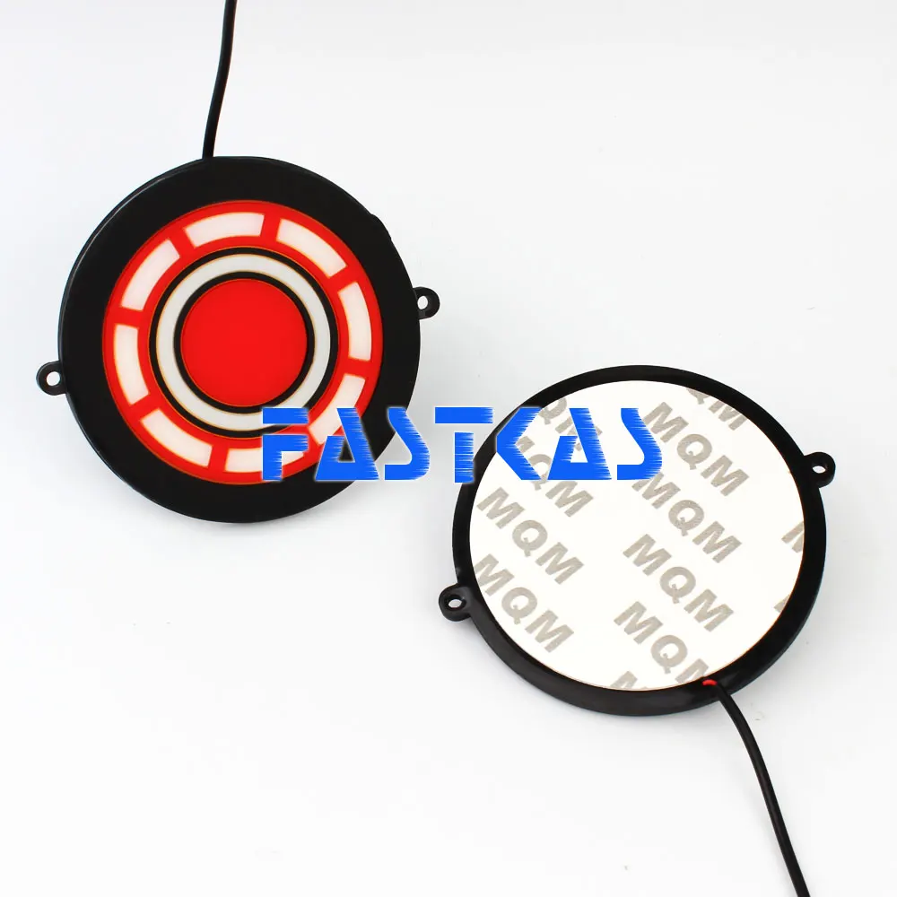 СВЕТОДИОДНЫЙ DRL Дневной светильник 100% Водонепроницаемый красный белый Цвет