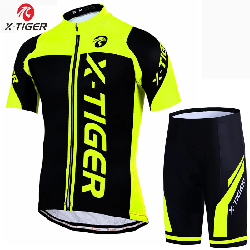 X-Tiger, полиэстер, профессиональный комплект Джерси для велоспорта, MTB, одежда для велоспорта, спортивная одежда для велоспорта, одежда для велоспорта, Майо, Ropa Ciclismo, комплект для велоспорта - Цвет: Normal Cycling set