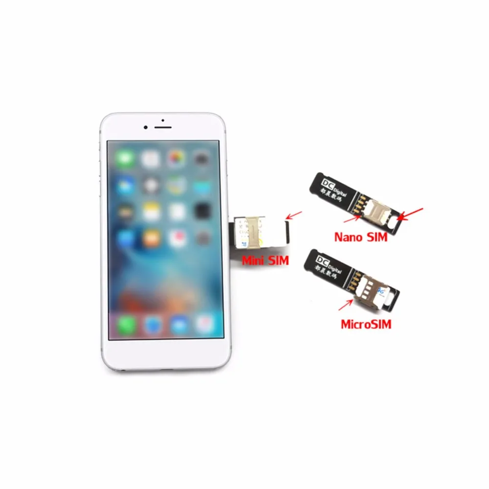 SIM расширитель карт для iPhone Быстрый нано микро сим расширитель конвертер для Apple Phone 5 5S 6 6plus 6s 7 7plus