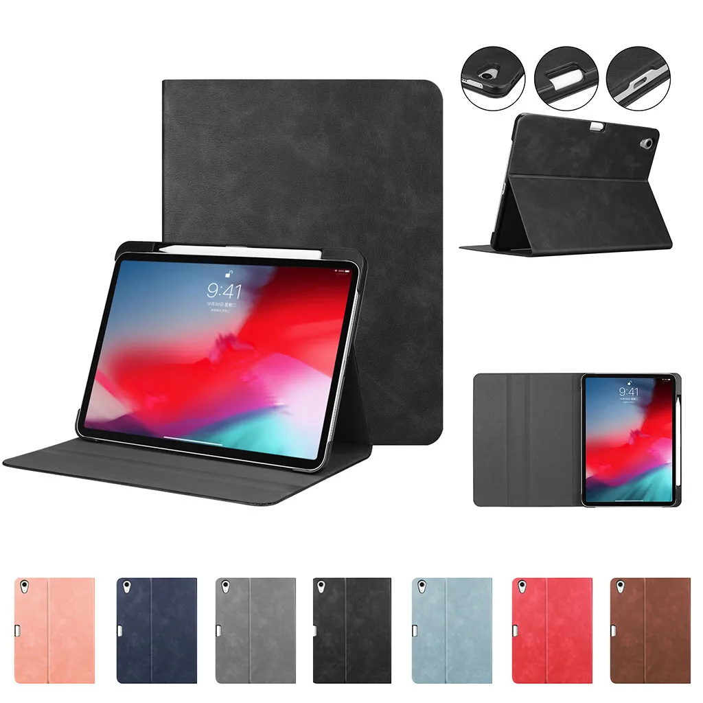 Чехол для планшета Mosunx iPad Pro 11 дюймов защитный кожаный флип чехол с подставкой