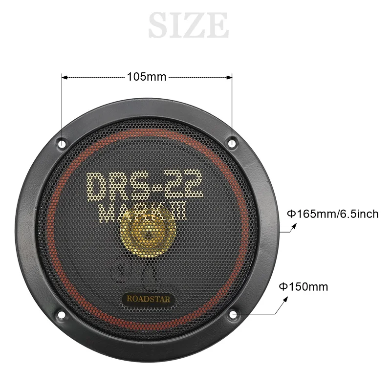 2 шт ультра-тонкий 6,5 дюймов 150 Вт автомобильный HiFi коаксиальный громкоговоритель Автомобильная дверь авто аудио Музыка Стерео полный диапазон частотных динамиков