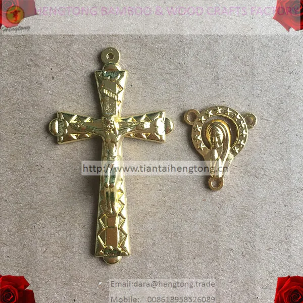 40 шт./упак. кресты из сплава итальянский распятие центральный элемент