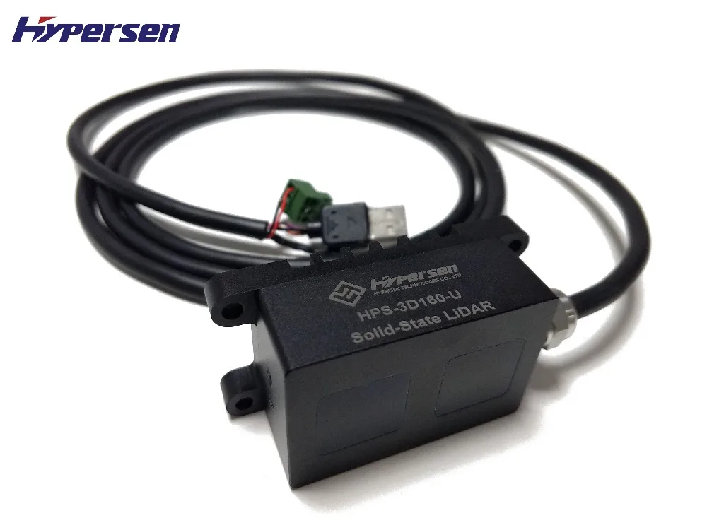 Günstig Hypersen Wasserdichte IP67 TOF 12 Meter Solid-State Lidar HPS-3D160 Sensor Modul 3D Für AGV Und UAV Hindernis Vermeidung SLAM