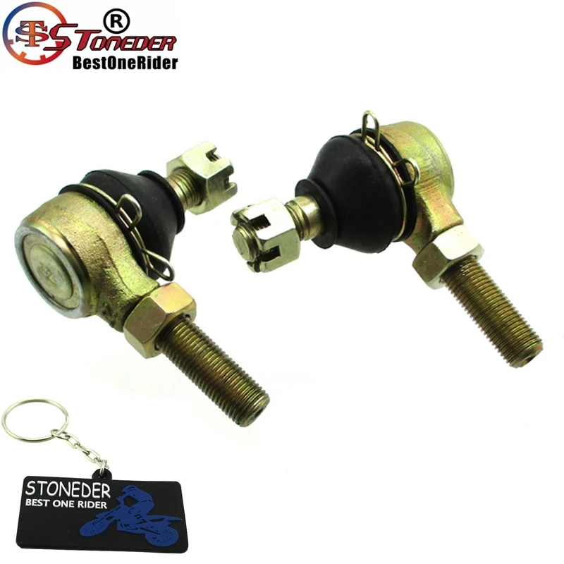 STONEDER 12 мм M12 левый и правый наконечники рулевой тяги для Tomberlin Crossfire 150 Baja DN150 Go Kart Ball