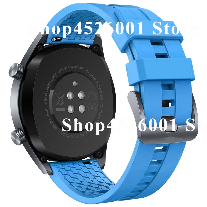 sky blue Силиконовый ремешок для huawei Watch GT/GT2 46 мм ремешок для huawei Honor Magic Смарт часы браслет - Цвет: sky blue