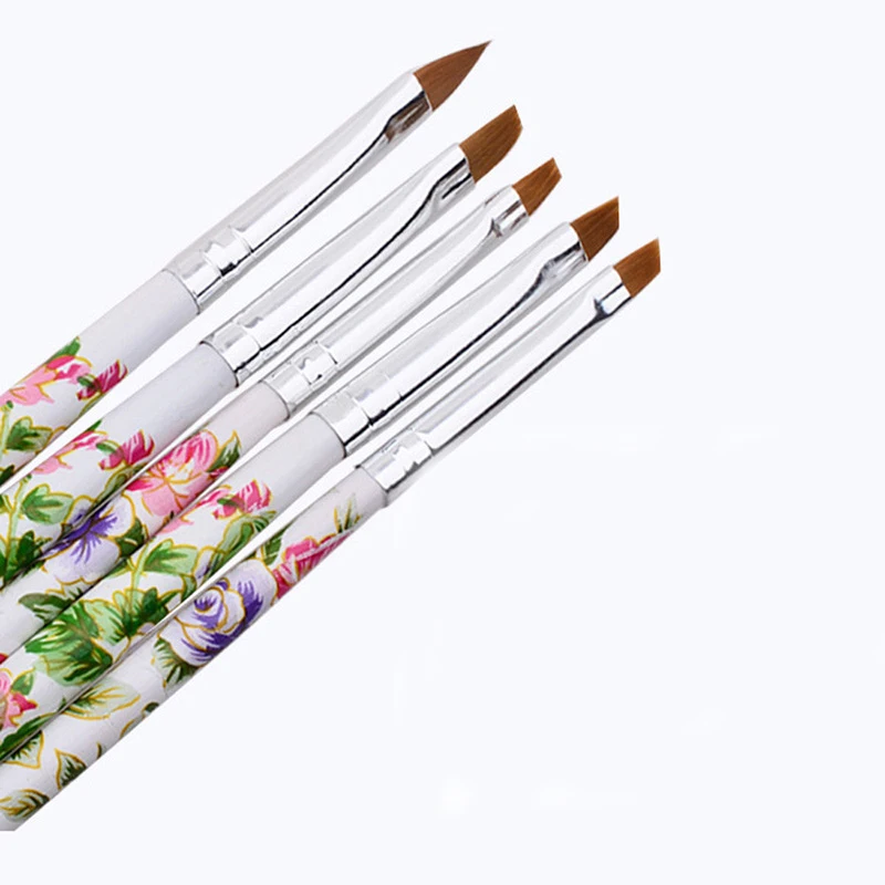 5 шт./компл. Новый кисти для ногтей УФ-гель акриловый Фрезер cо шлифовальными