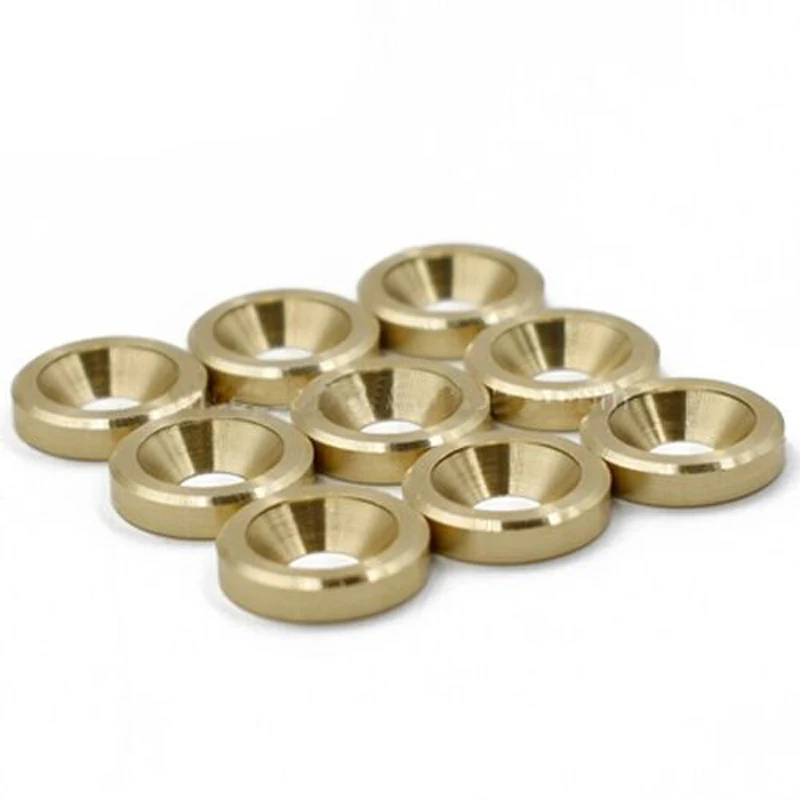 8 шт. M3 латунная потайная прокладка головки с коротким ворсом для зонтика мм OD 2