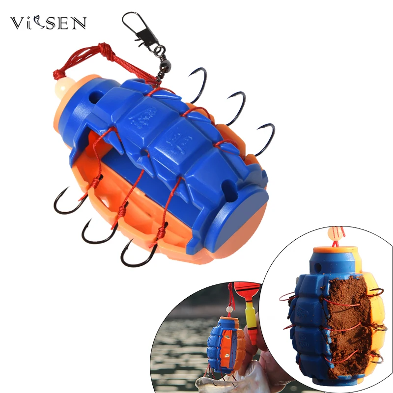 

Vissen Pesca Fishing Hook For Fishing 5 pc Fishing Troughs Bomb Proof Hanging Explosion Hook Fish Bait