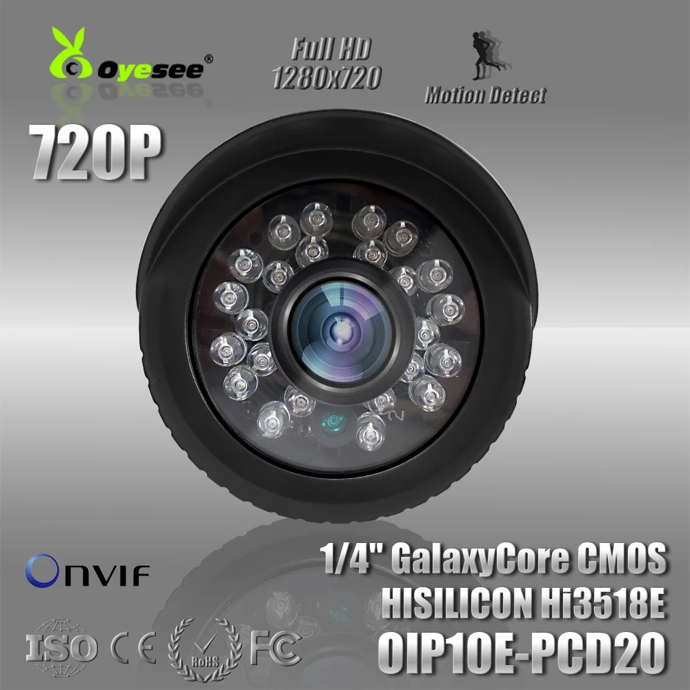 Бесплатная Доставка 720 P камеры видеонаблюдения мини безопасности onvif 20 м ик