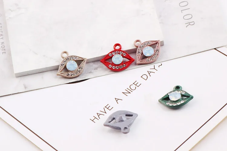 Новый стиль 50 шт./лот подражать горный хрусталь украшения красочные мультфильм