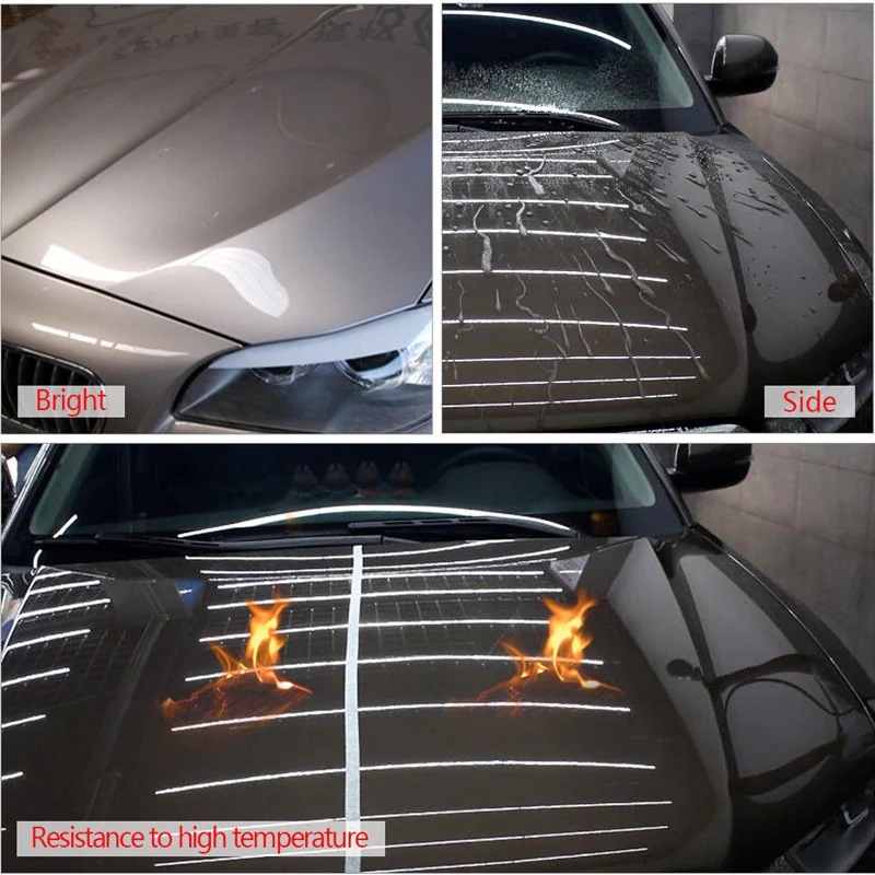 

2Pcs 9H Ceramic Car Coating Liquid Super Hydrophobic Glass Coating Glass High Density Nano Ceramic Car Paint Care