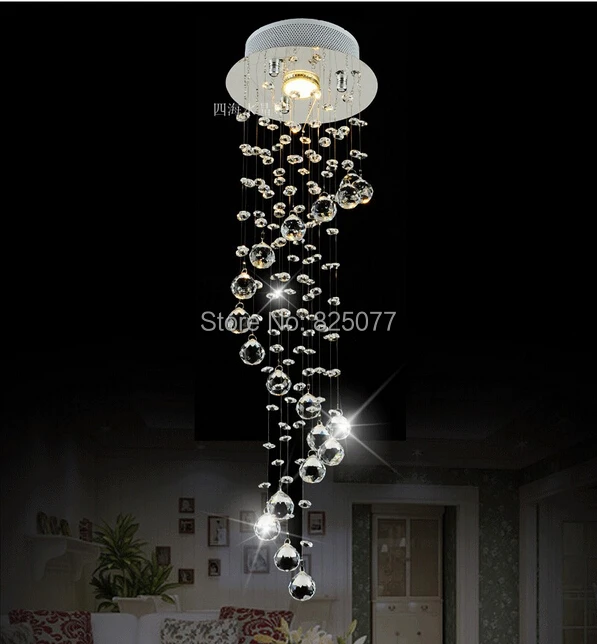 Современная прозрачная Водонепроницаемая спиральная сферическая светодиодный