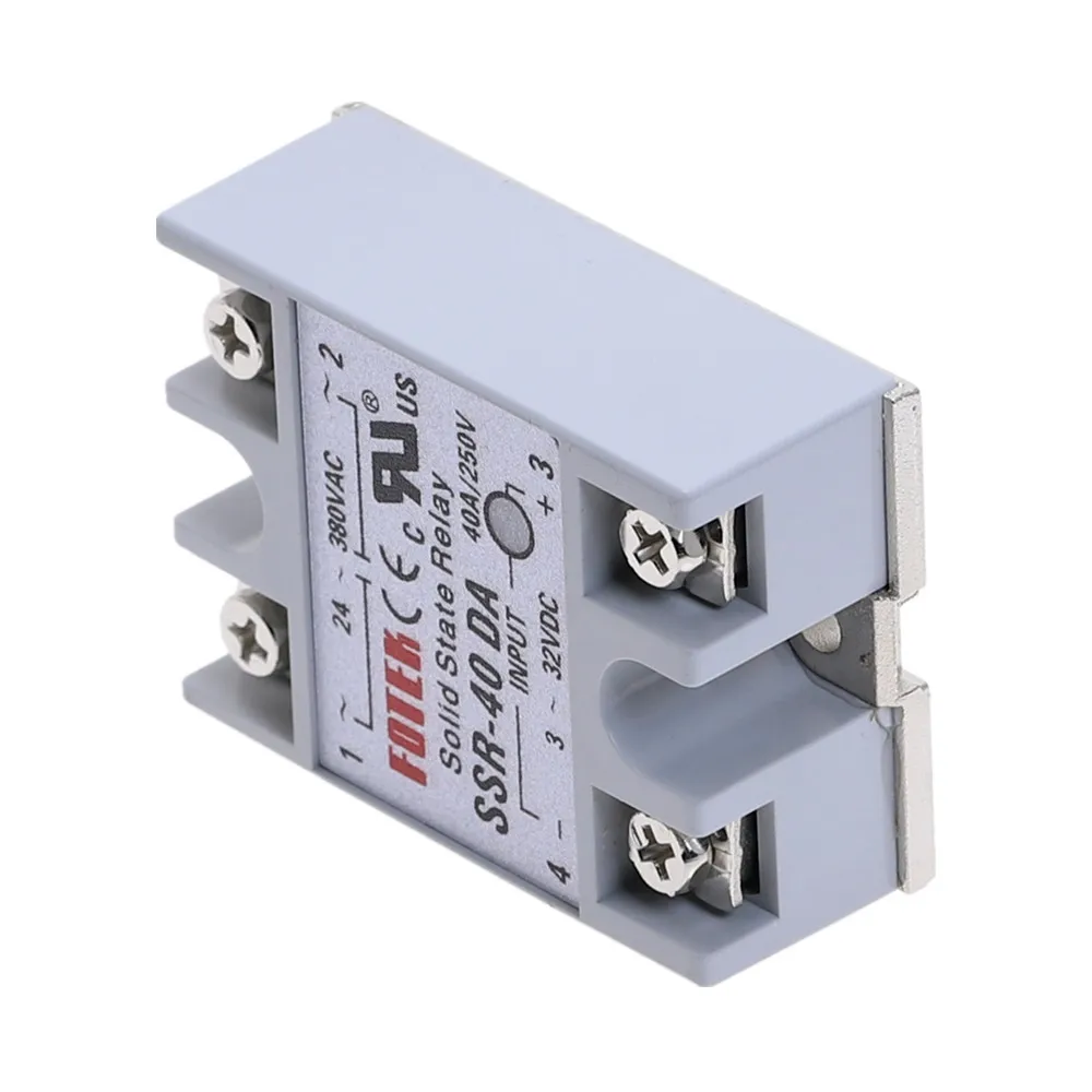 1 шт. SSR-40DA 40 DA твердотельные реле Модуль 3-32 В DC вход 24-380VAC 40A